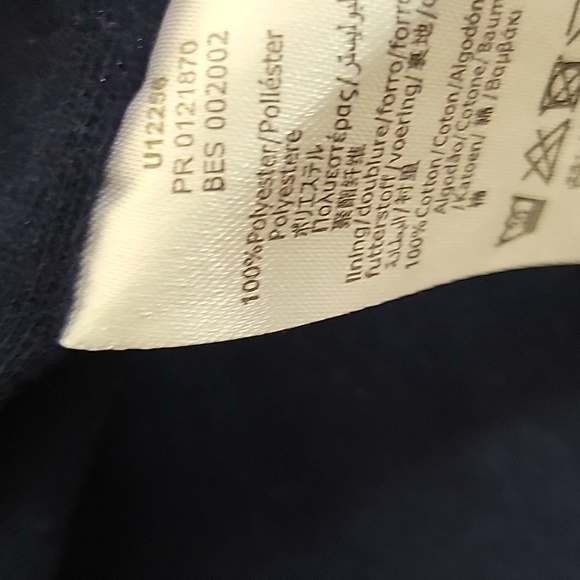 Billieblush Navy and Gold Sheath Dress with Bishop Sleeves Girls Sz 6 - Picture 6 of 7